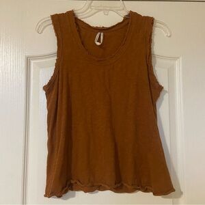 Anthropologie Rust Tank Top